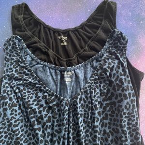 Motherhood Nursing Tank Lot Black Navy